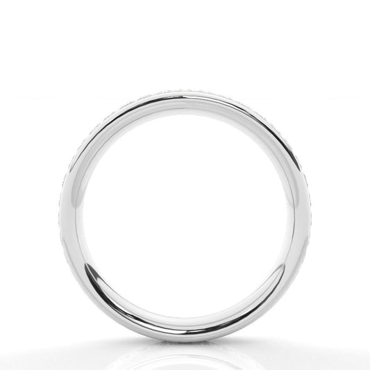 Channel Set Diamond Womens Wedding Ring