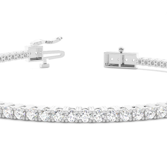 4 Prong Setting Tennis Bracelet