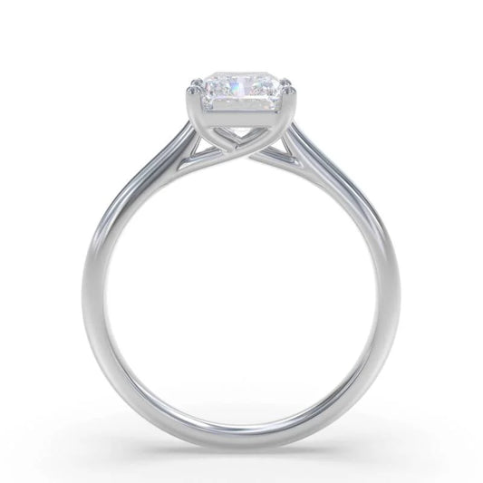 Elegant Radiant Diamond Engagement Ring